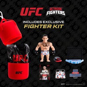 UFC Punching Bag - Mini Articulated Collectible Action Fighter Figure -Lot of 3